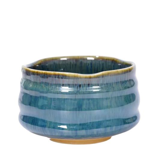 Handcrafted Blue Ceramic Matcha Bowl (Chawan)